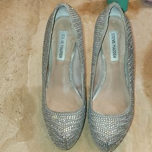 Steve madden Rhinestoned Heels.